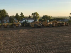 Fleet of dozers