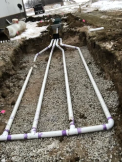 Preparing a building site