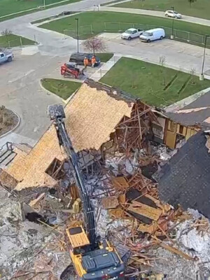 Building demolition
